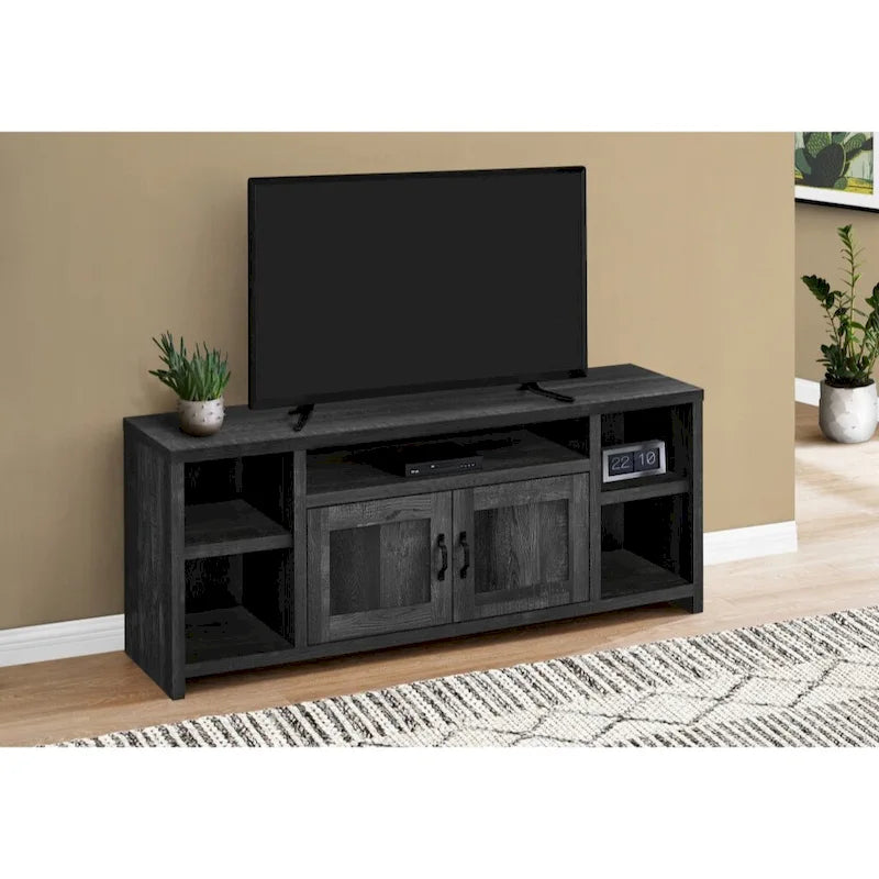 Meuble TV avec placards et étagères