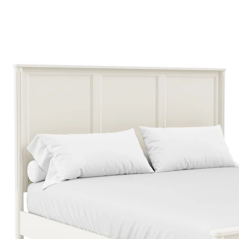 Cama clásica moderna de madera maciza