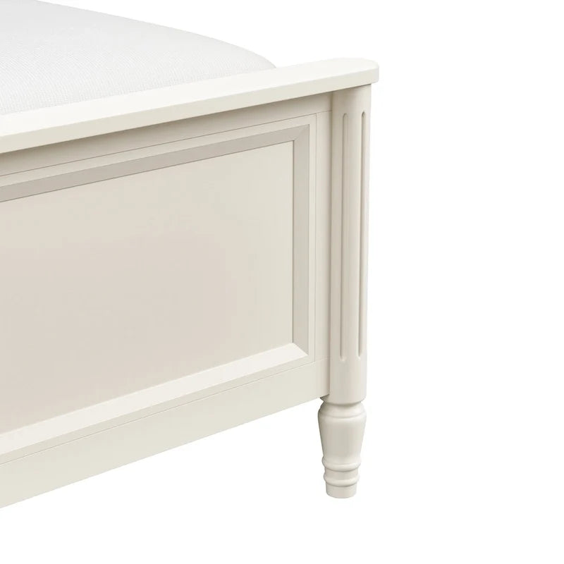 Cama clásica moderna de madera maciza