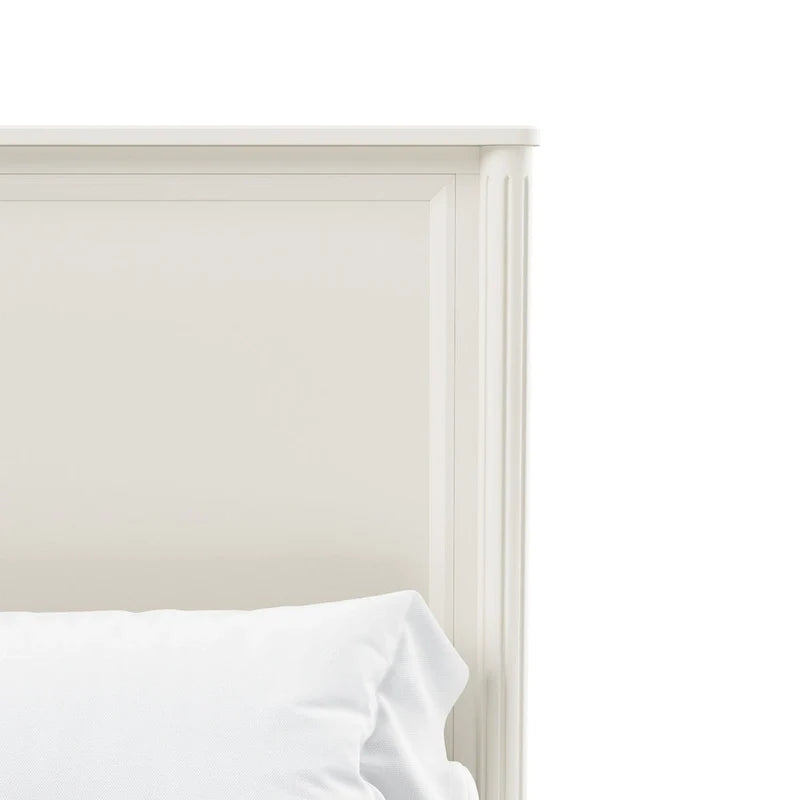 Cama clásica moderna de madera maciza
