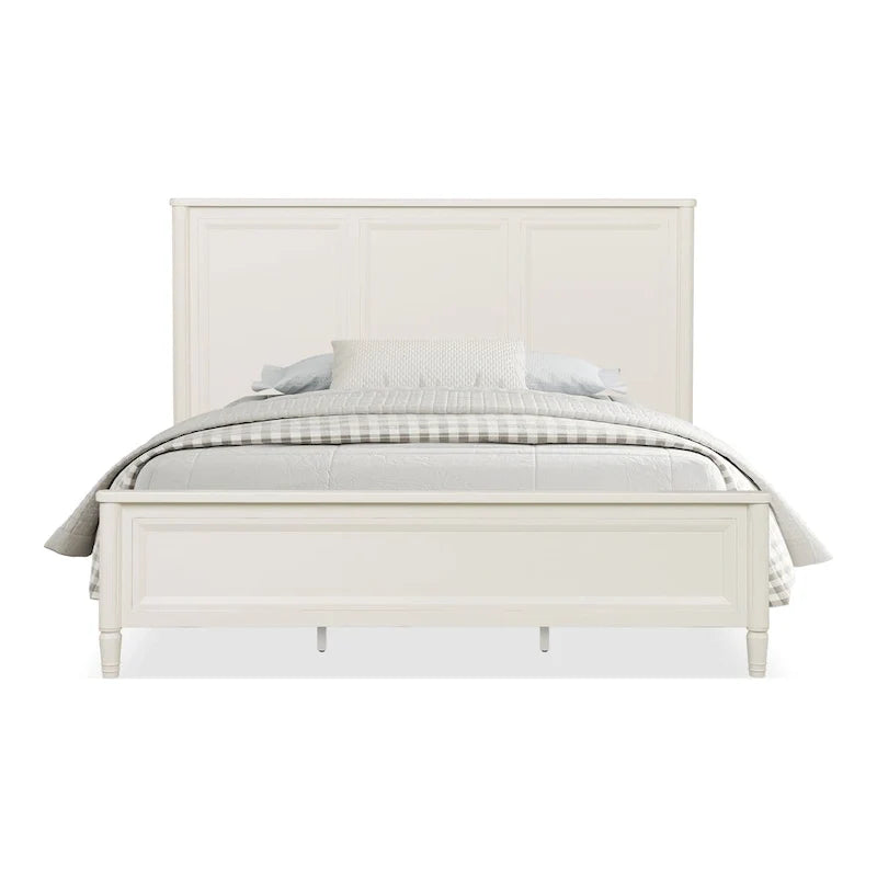 Cama clásica moderna de madera maciza
