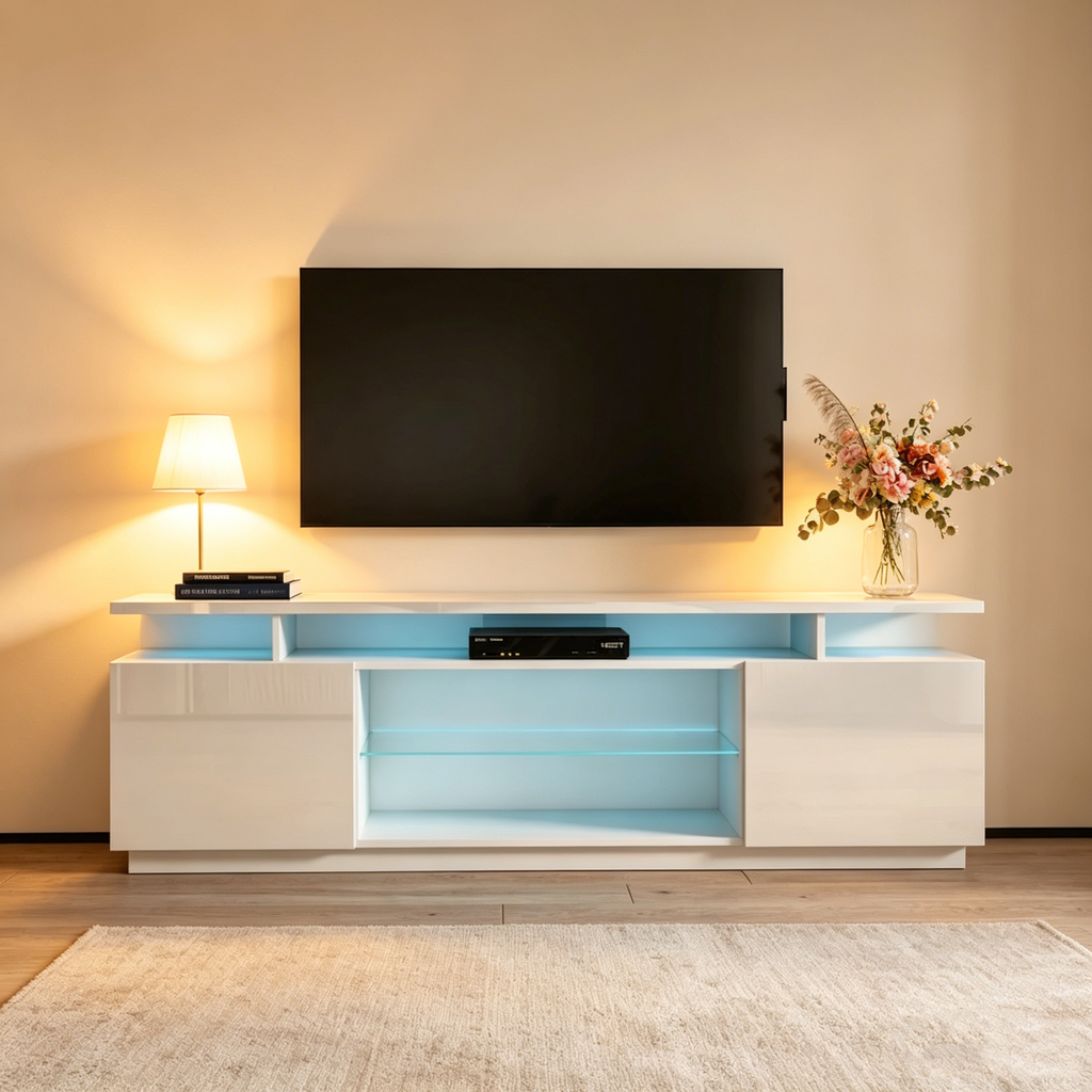 Dieser moderne 71-Zoll-TV-Ständer
