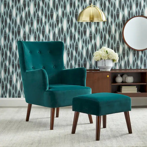 angelo:HOME Jane Chair and Ottoman Set