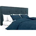 MJL Furniture Ali Button Tufted Obsession Navy Upholstered Headboard