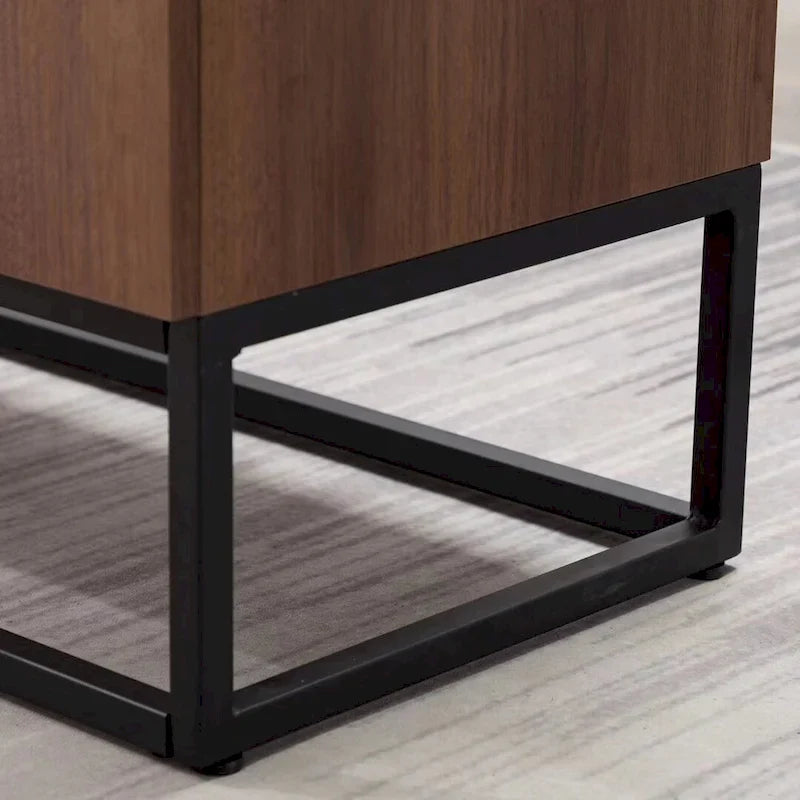 Sideboard in Holzoptik mit 3 Schubladen und Anrichte