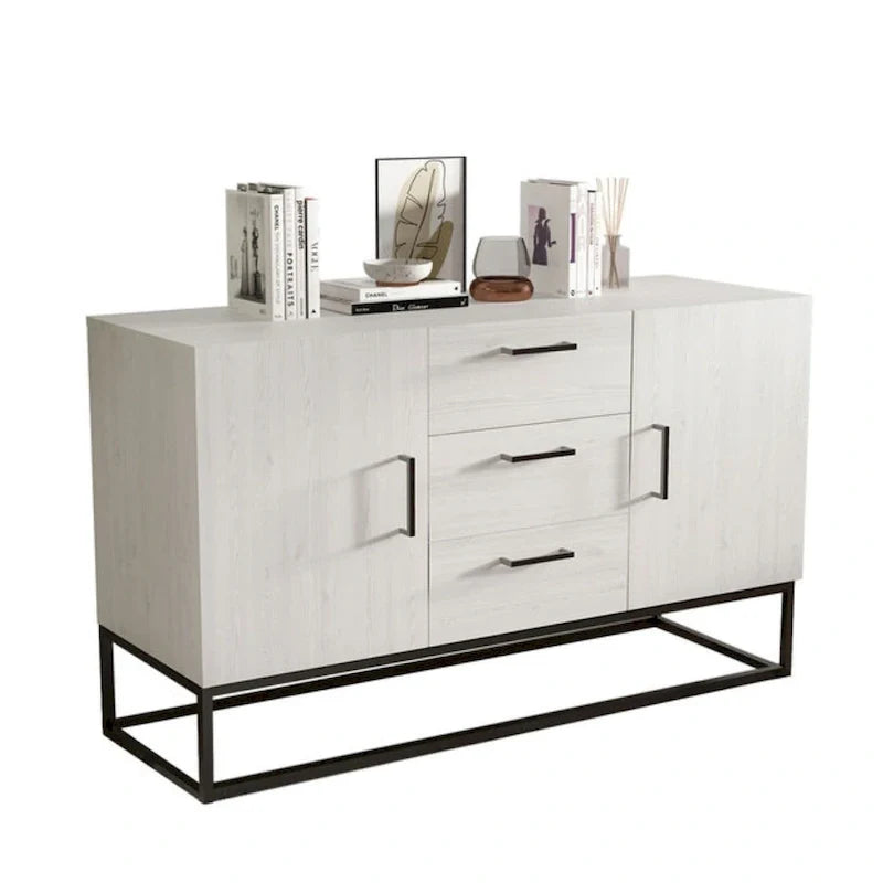 Sideboard in Holzoptik mit 3 Schubladen und Anrichte