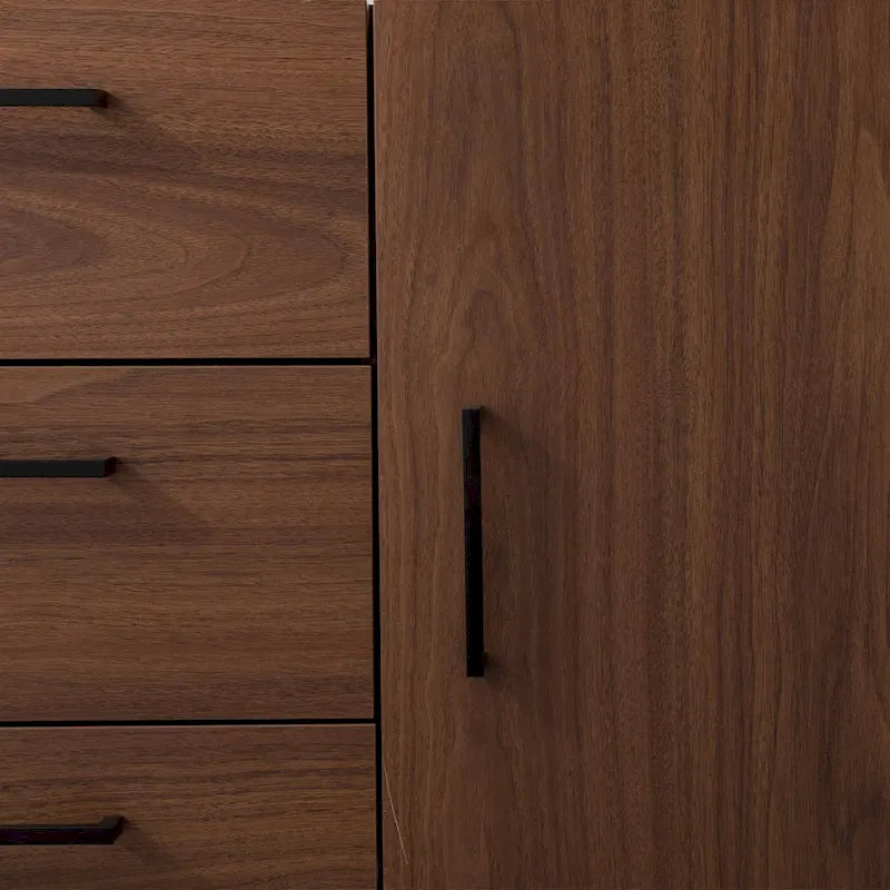 Sideboard in Holzoptik mit 3 Schubladen und Anrichte