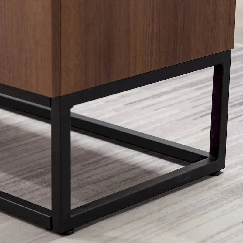 Sideboard in Holzoptik mit 3 Schubladen und Anrichte