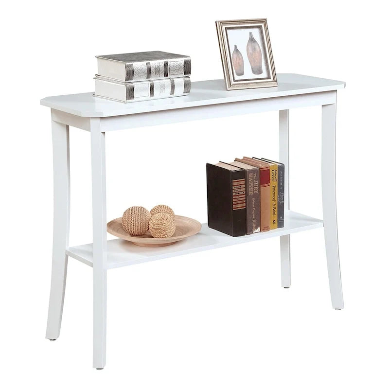 Série de tables d’entrée avec étagère de rangement