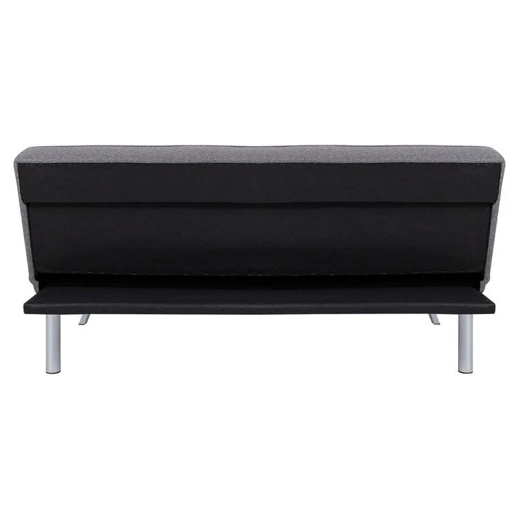 Canapé-lit futon moderne et confortable, convertible, en tissu de lin