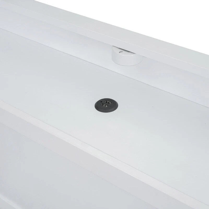Éclairage LED et ports USB, format deux places / lit simple
