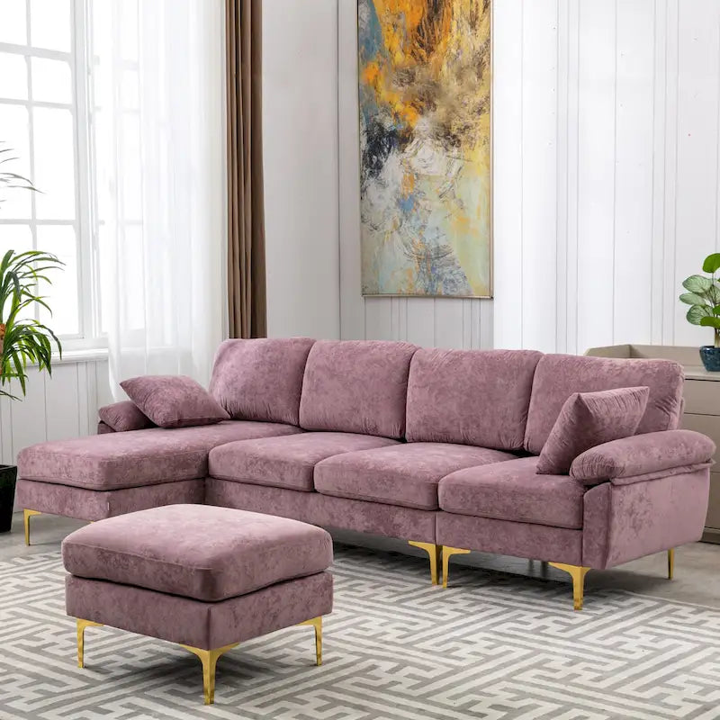 115 Ecksofa mit Ottomane
