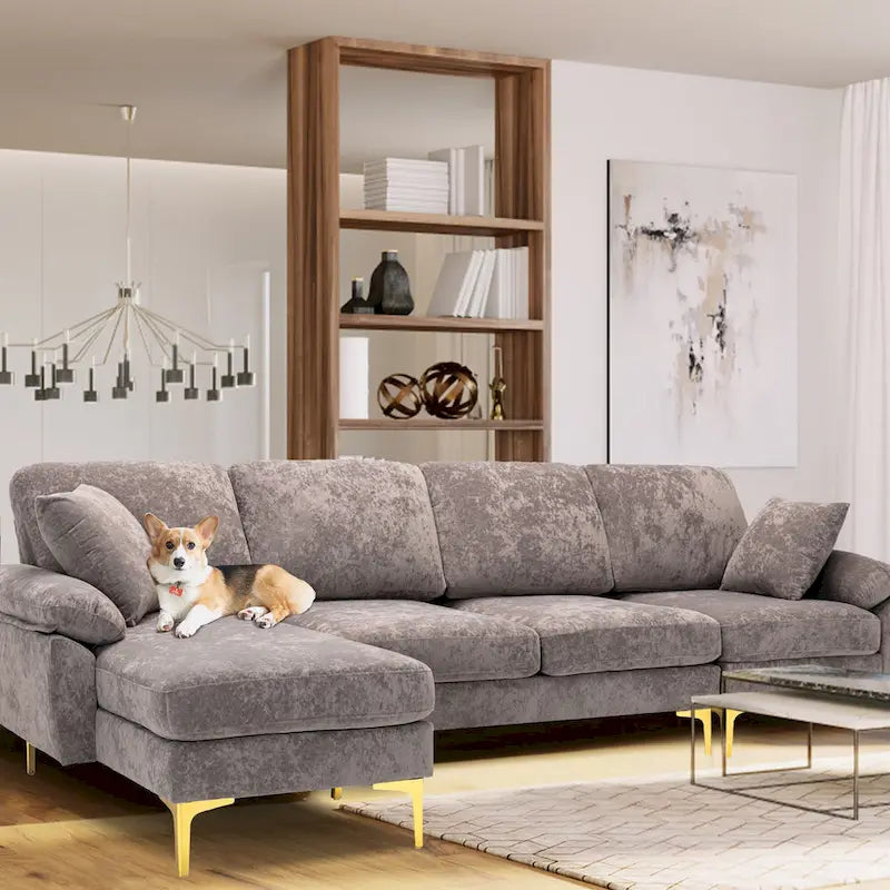 115 Ecksofa mit Ottomane