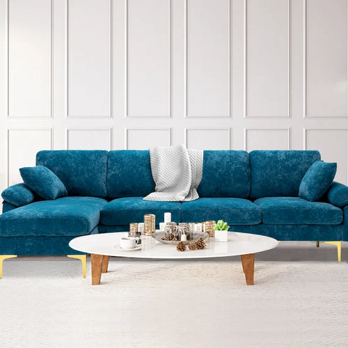 Canapé modulaire de 115 avec pouf