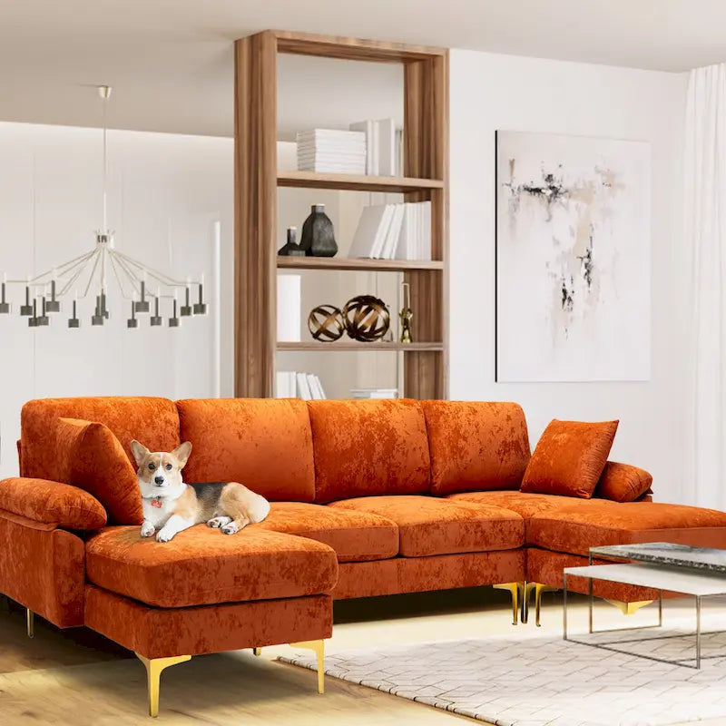 115 Ecksofa mit Ottomane