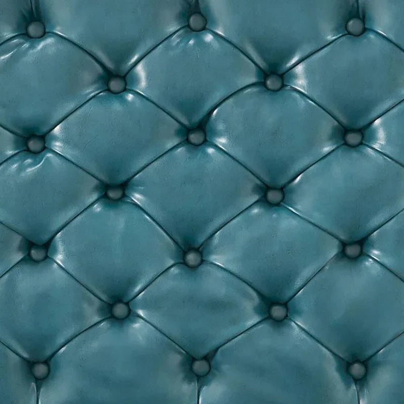 Banc de rangement classique et élégant, rembourré, avec assise décorée de boutons capitonnés