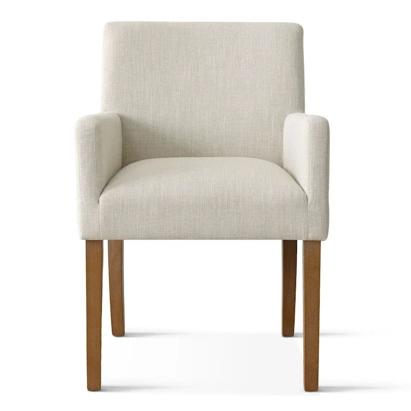 Sillón tapizado en lino