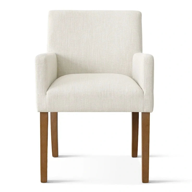 Sillón tapizado en lino