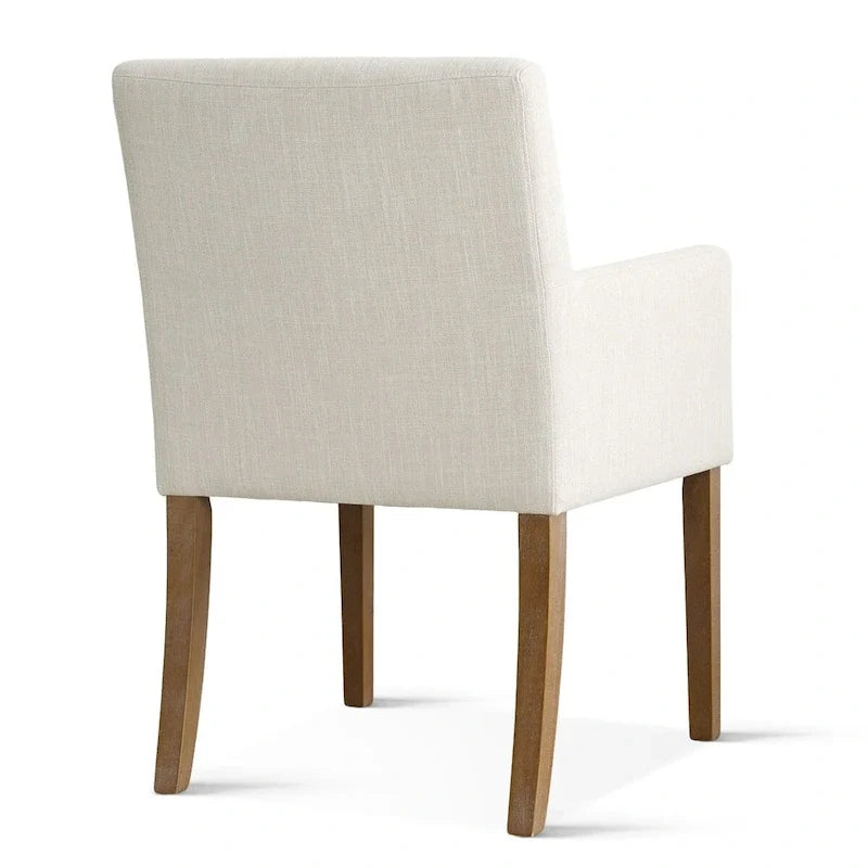 Sillón tapizado en lino