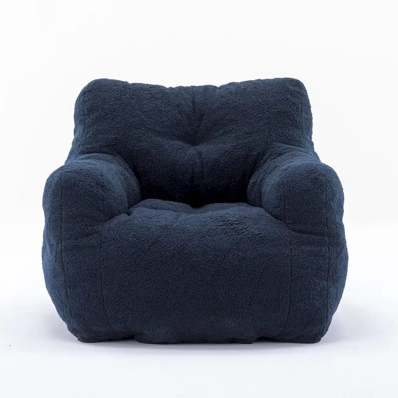 Sitzsack aus Kunstfellstoff, Bodensofa fürs Wohnzimmer, Schlafsofa fürs Schlafzimmer