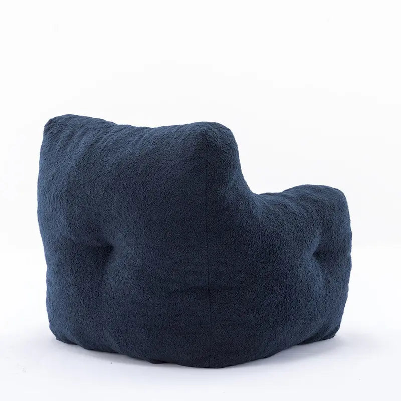 Sitzsack aus Kunstfellstoff, Bodensofa fürs Wohnzimmer, Schlafsofa fürs Schlafzimmer