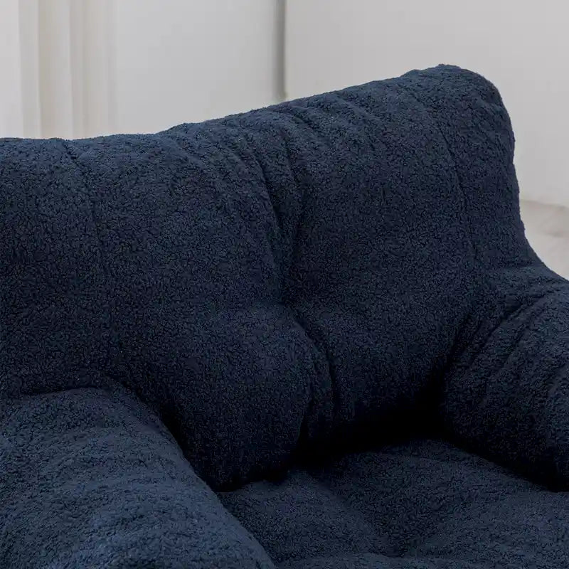 Sitzsack aus Kunstfellstoff, Bodensofa fürs Wohnzimmer, Schlafsofa fürs Schlafzimmer