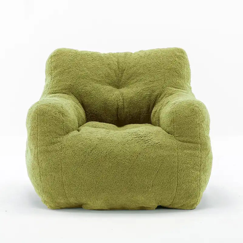 Sitzsack aus Kunstfellstoff, Bodensofa fürs Wohnzimmer, Schlafsofa fürs Schlafzimmer