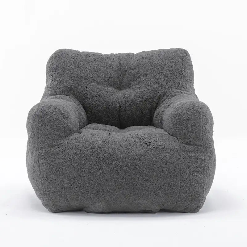 Sitzsack aus Kunstfellstoff, Bodensofa fürs Wohnzimmer, Schlafsofa fürs Schlafzimmer