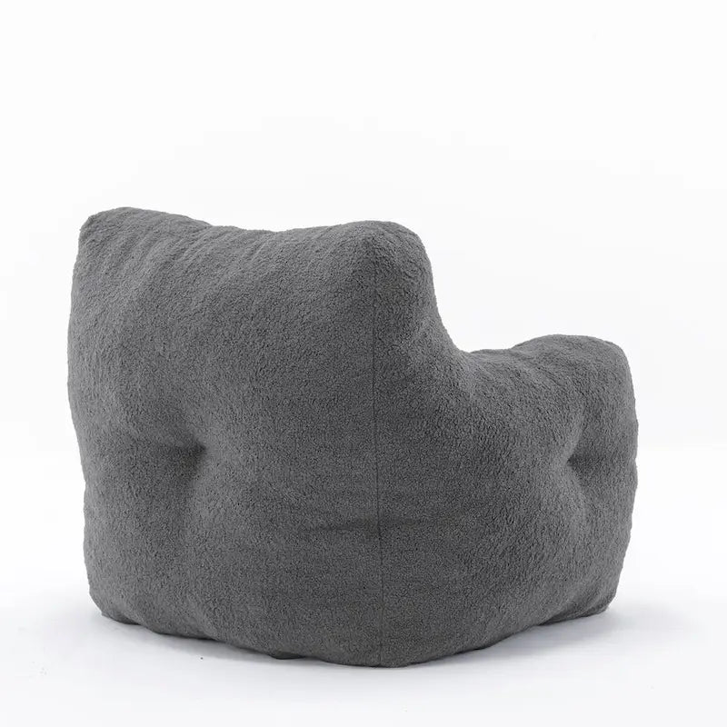 Sitzsack aus Kunstfellstoff, Bodensofa fürs Wohnzimmer, Schlafsofa fürs Schlafzimmer