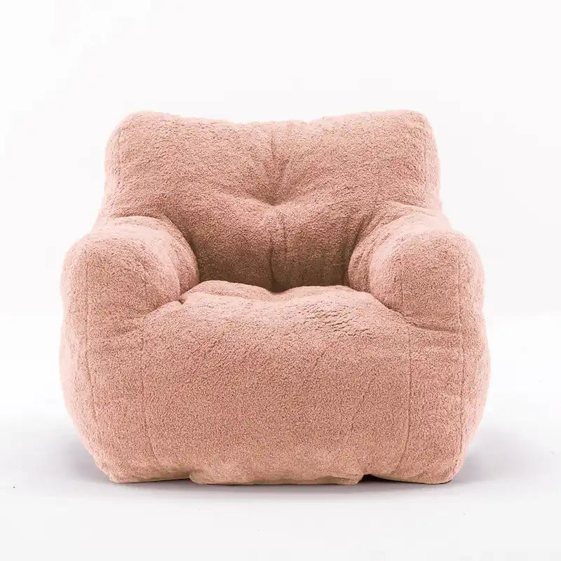 Sitzsack aus Kunstfellstoff, Bodensofa fürs Wohnzimmer, Schlafsofa fürs Schlafzimmer