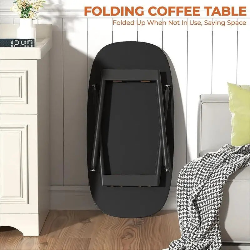 Mesa de centro plegable de estilo rústico