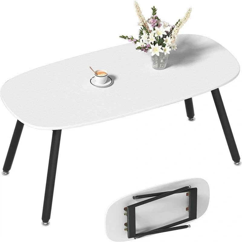 Mesa de centro plegable de estilo rústico