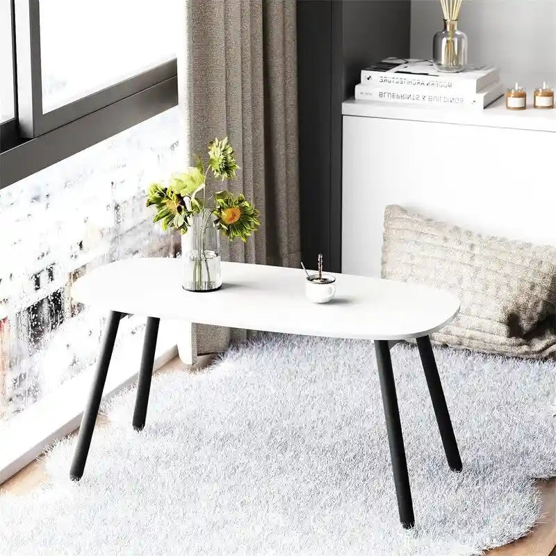 Mesa de centro plegable de estilo rústico