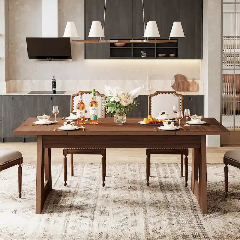 Mesa de comedor rectangular, mesa de cocina