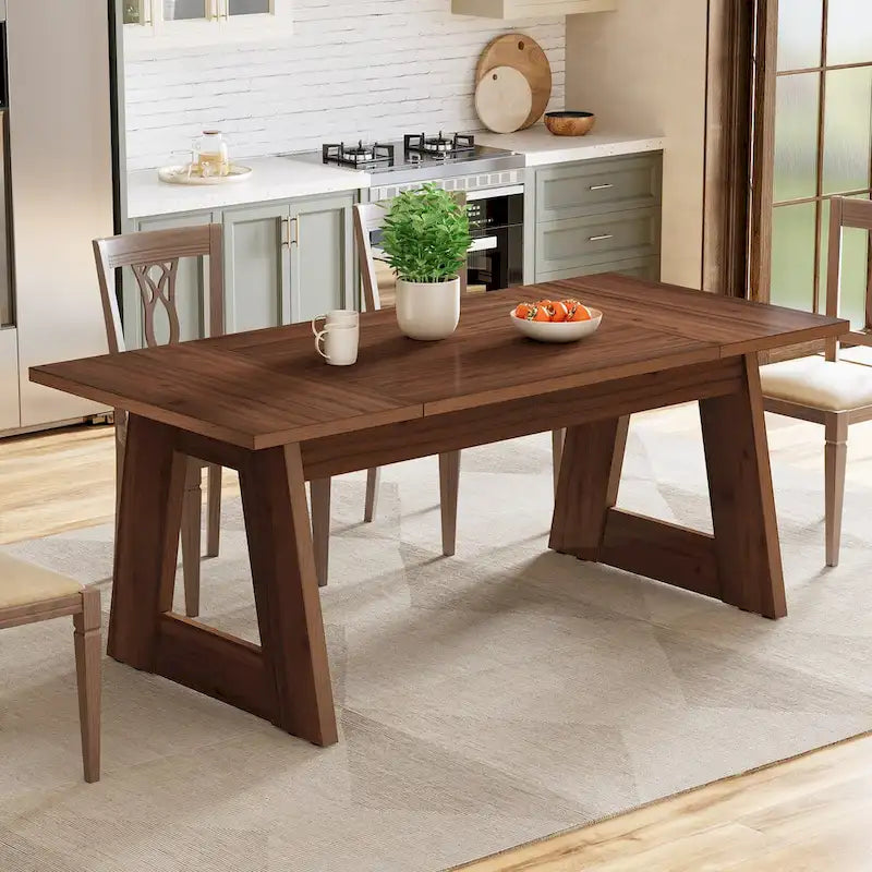 Mesa de comedor rectangular, mesa de cocina