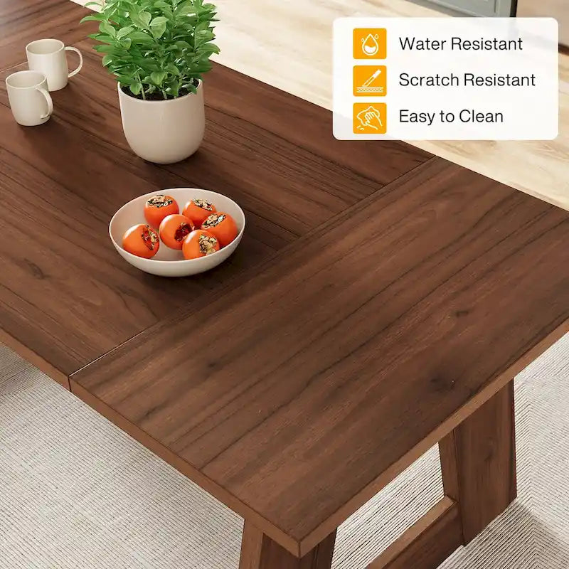 Mesa de comedor rectangular, mesa de cocina