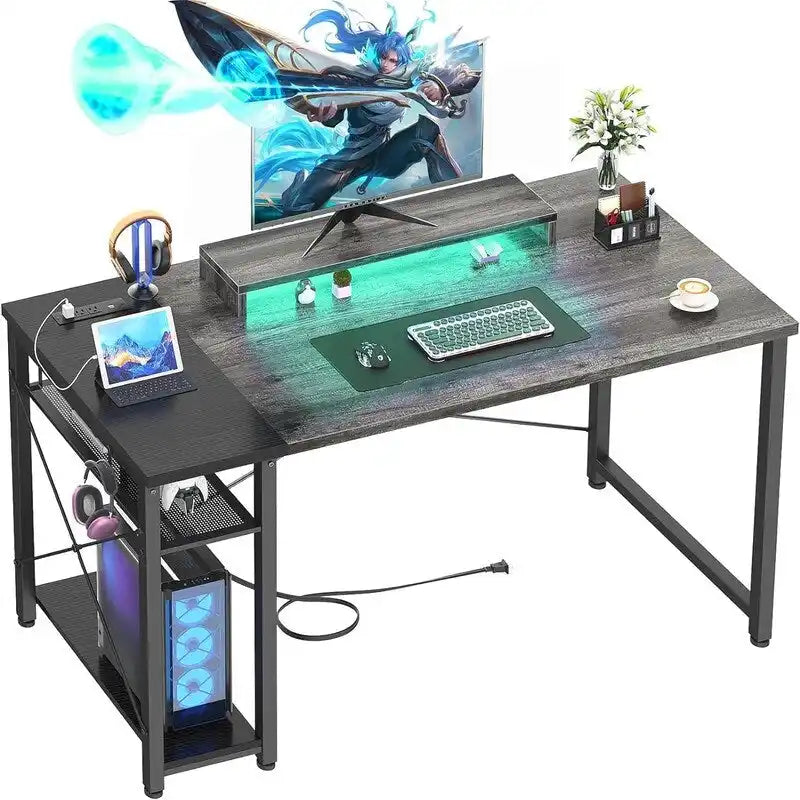 Escritorio gamer de 39.4 con LED