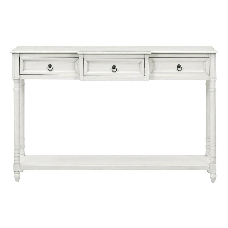 Console, table de canapé avec tiroirs pour l’entrée