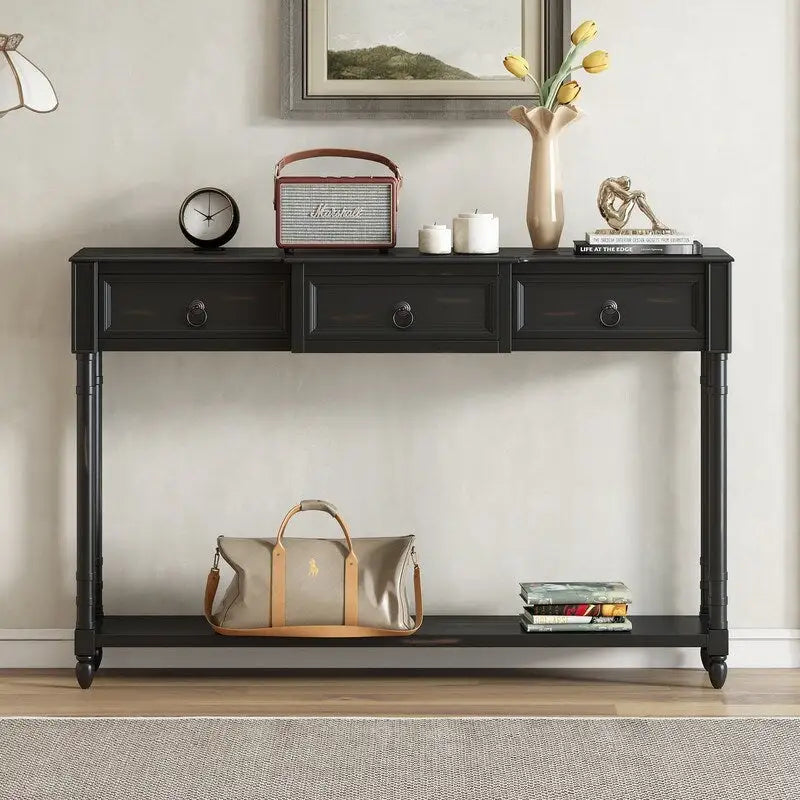 Console, table de canapé avec tiroirs pour l’entrée