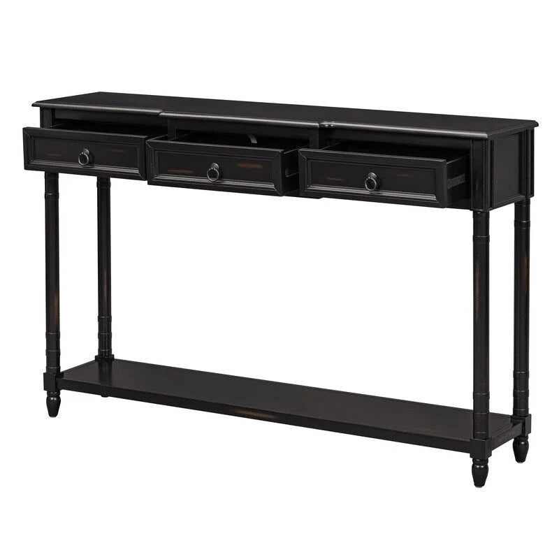 Console, table de canapé avec tiroirs pour l’entrée
