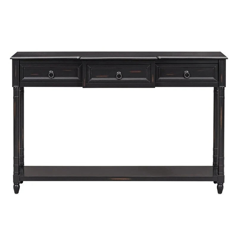 Console, table de canapé avec tiroirs pour l’entrée
