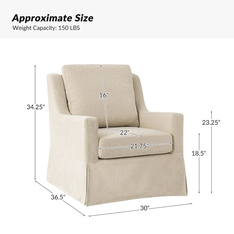 Silla mecedora/silla giratoria desmontable estilo granja